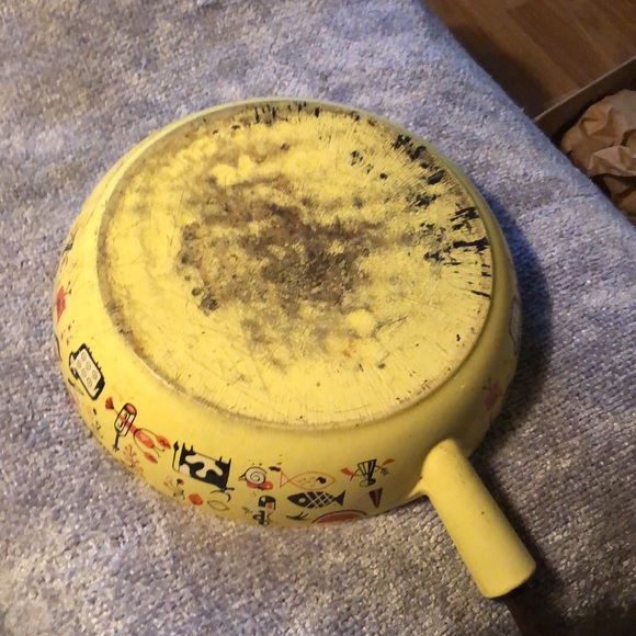 RARE Descoware 10” Enameled Cast Iron Pan - Picture 3 of 5